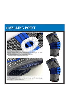 Relax Smart Knee Protector Support 2 Pieces Smart Knee Compression Protector to Relieve Knee Pain and Stabilize with Silicone Gel Brace XL  - Image 4