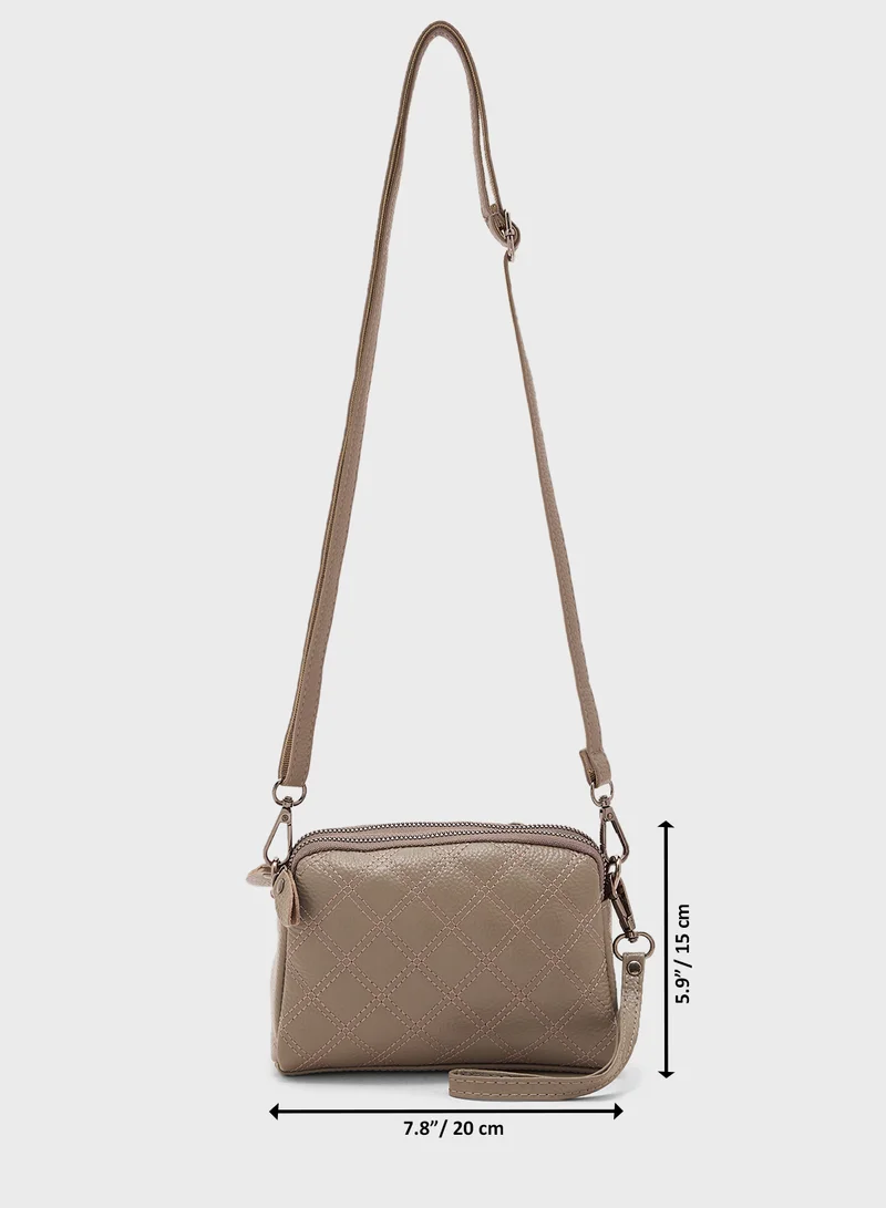 ELLA Quilted Classic Crossbody