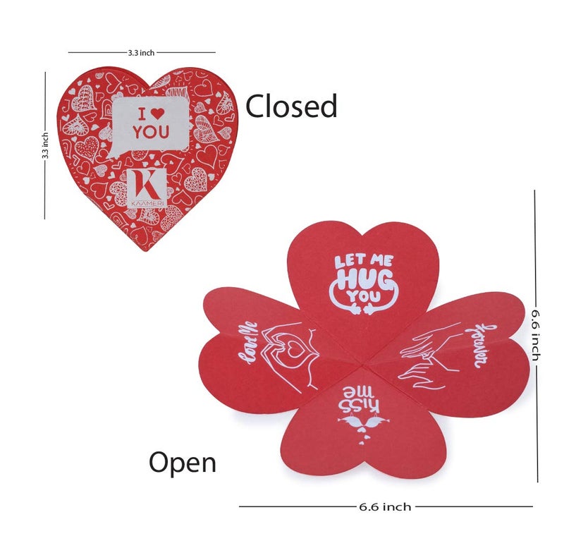Next Bazaar Plastic Red Rose Flower And Gift Box - Best Valentine'S Day Gift, Birthday Gift, Artificial Flowers, Pack Of 1 - Image 4