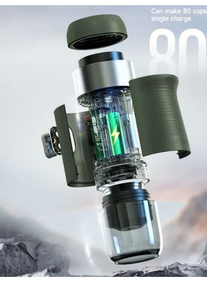 Hibrew H4B Portable Coffee Maker Green - Image 4