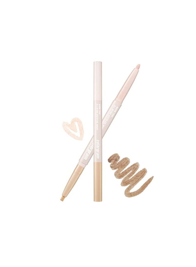 COLORGRAM COLORGRAM Under Eye Highlighter Stick 01 Warm Tone - Image 1