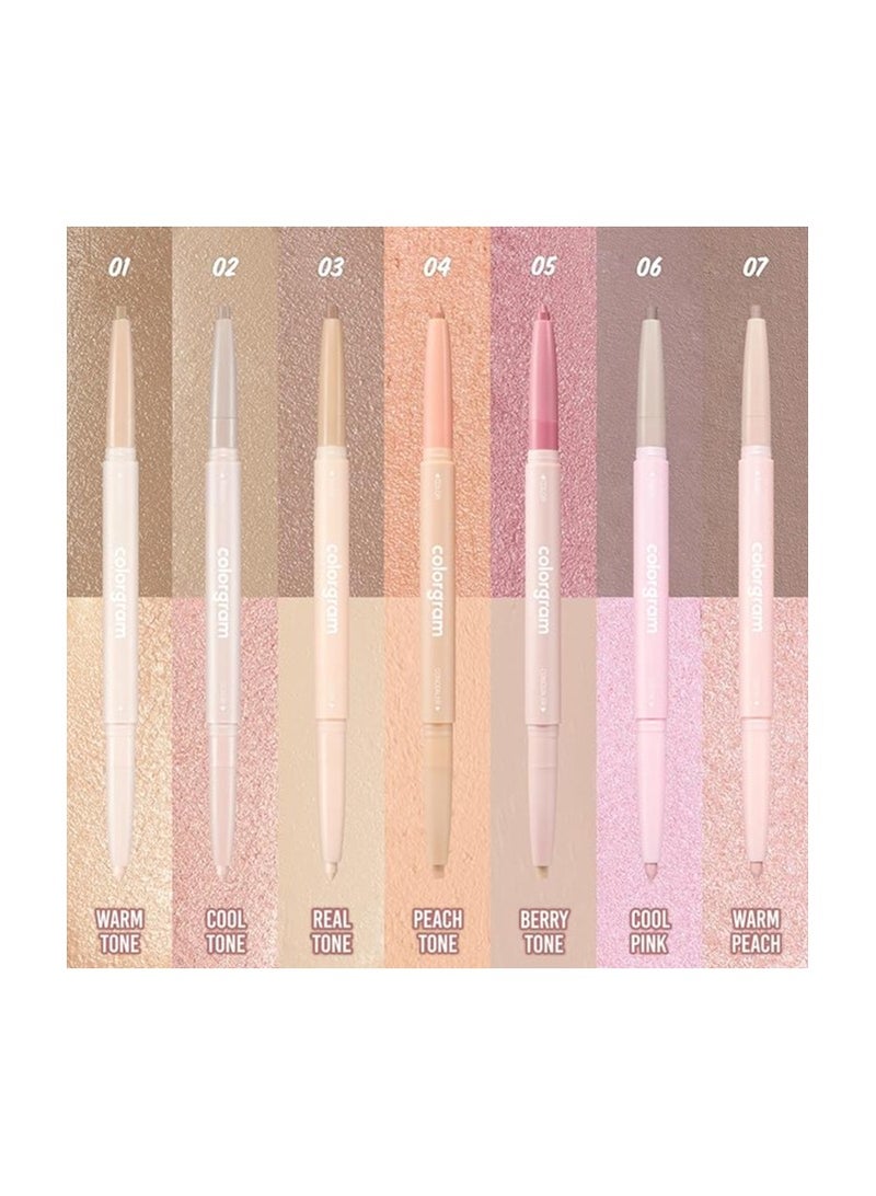 COLORGRAM COLORGRAM Under Eye Highlighter Stick 01 Warm Tone - Image 2