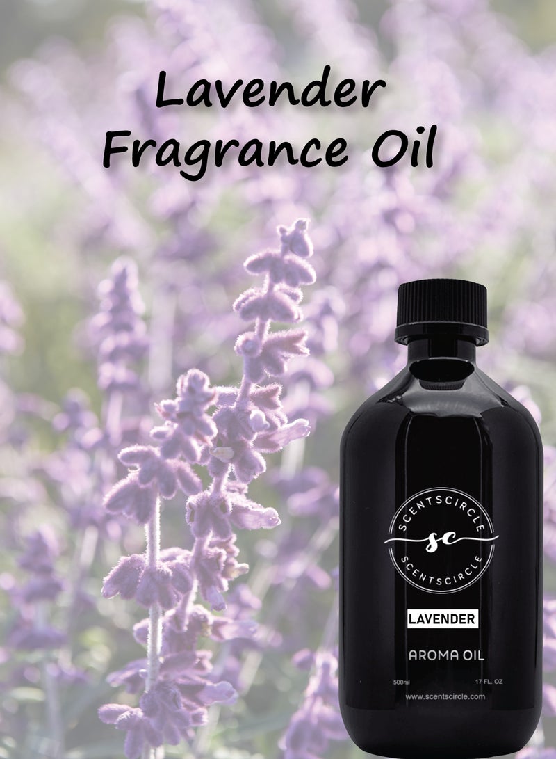 Scentscircle Aroma Blend Diffuser Fragrance Oil for Aroma Diffuser - Lavender Fragrance Diffuser Machine Refill 500ml - Image 2