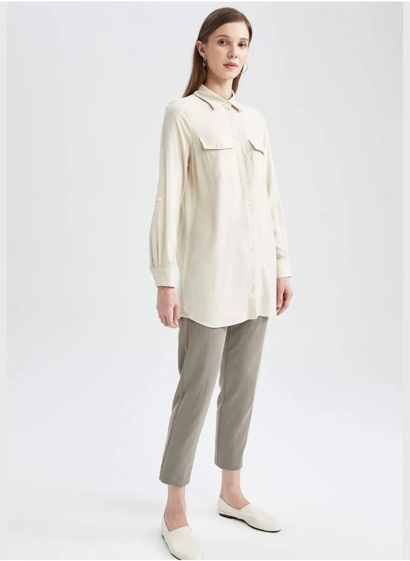 DeFacto Woman Regular Fit Woven Trousers
