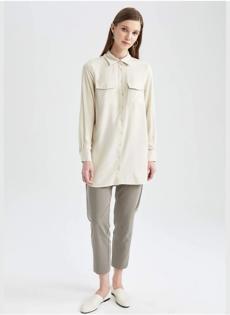 DeFacto Woman Regular Fit Woven Trousers