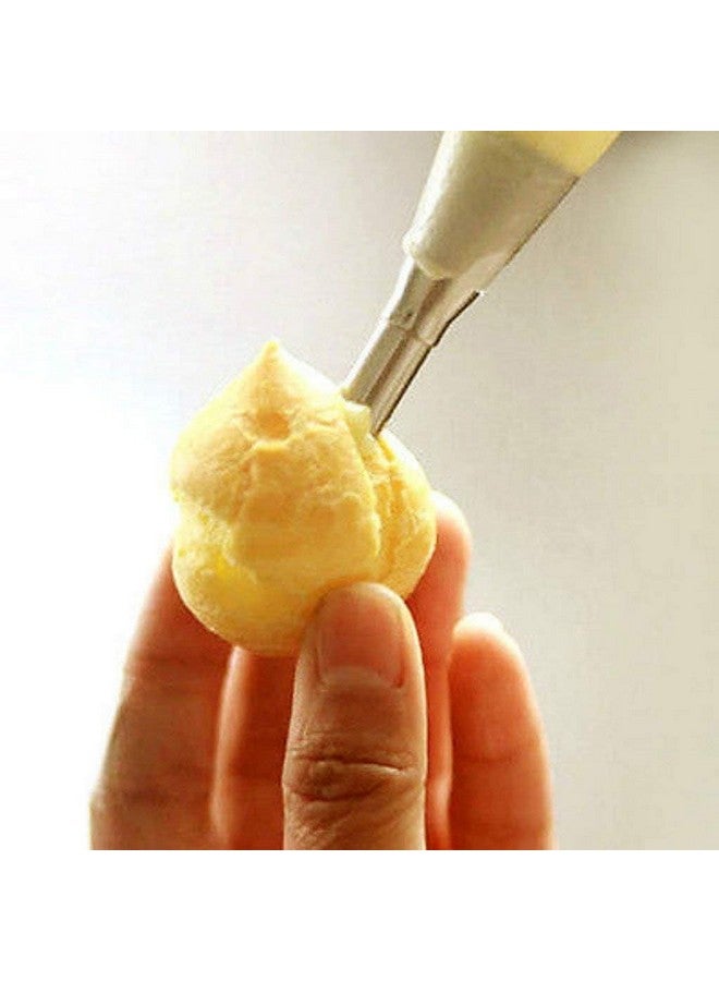 Perfect Pricee 6mm Stainless Steel Cream Icing Piping Nozzle Tip with Closed Star Opening, Silver - Image 4