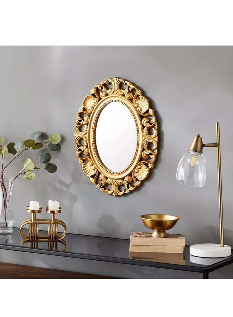 هوم بوكس مرآة بيضاوية - 49x40x2.5 سم - Image 2