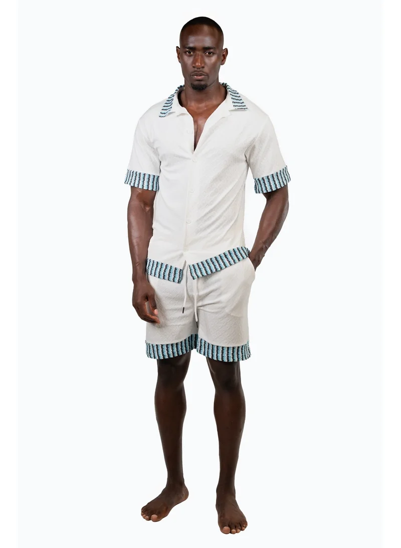 Tanjim Squad SHORELINE CO-ORD SET - WHITE