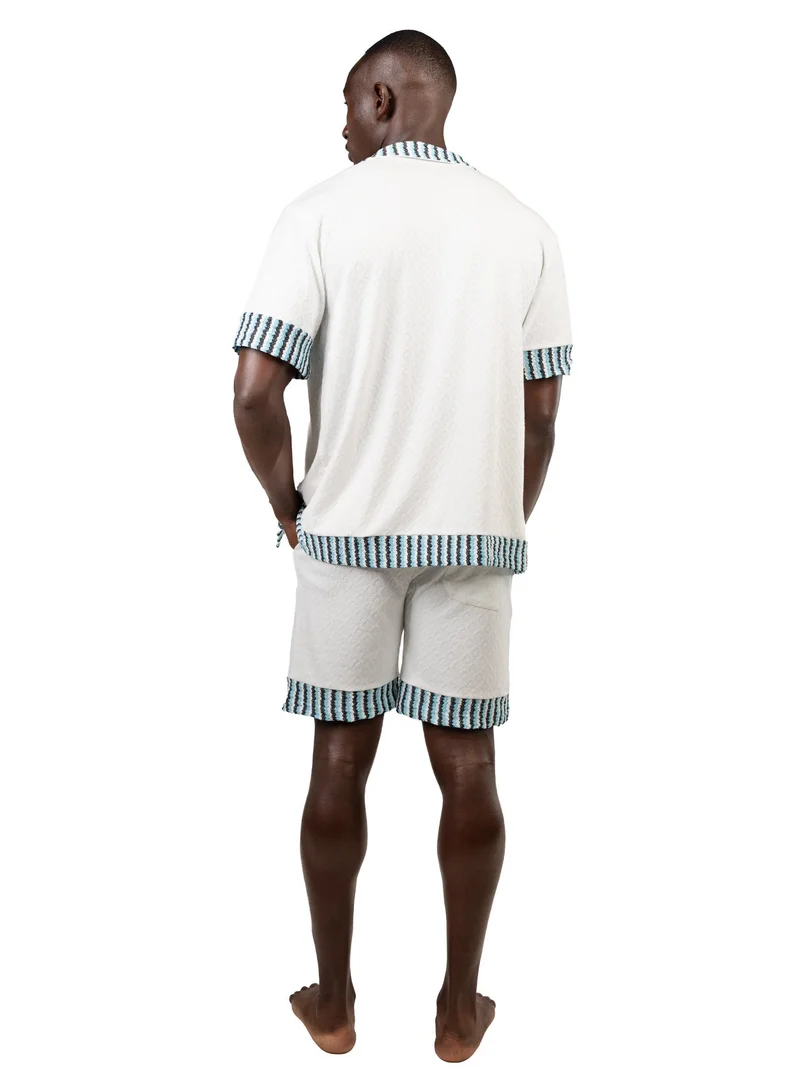 Tanjim Squad SHORELINE CO-ORD SET - WHITE