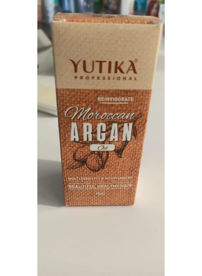 Yuthika Yutika Professional Moroccan Argan Oil For Hair - 30Ml, Silky, Shiny & Nourished Hair Oil For Men & Women - Image 3