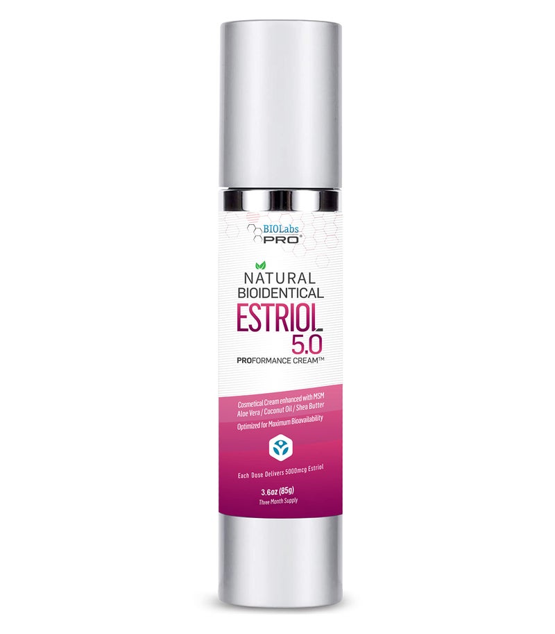 UltraSpa Skincare BIOLabs PRO Natural Bioidentical Estriol Beauty Cosmetic Cream For Women Three Month Supply 36 oz
