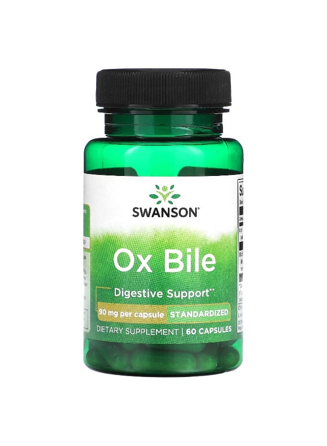SWANSON سوانسون، عصارة الصفراء، 90 ملغ، 60 كبسولة - Image 1