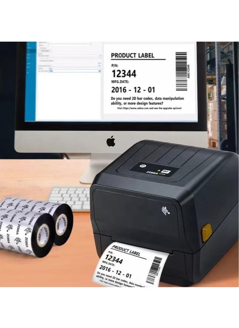 ZEBRA Zebra ZD220T Barcode Printer - Reliable Thermal Transfer Printer for High-Quality Label Printing  - Image 2