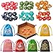 Grajar DD Dice Set with Characters Pattern Dice Pouches 42 Pcs polyhedral dice Set PU Leather and Velvet dice Tray for Dungeons and Dragons DD RPG MTG Table Games Nebula - Image 2