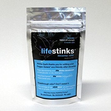 Duggan Sisters Lifestinks regular strength lavender deodorant refill 4.5 ounce 