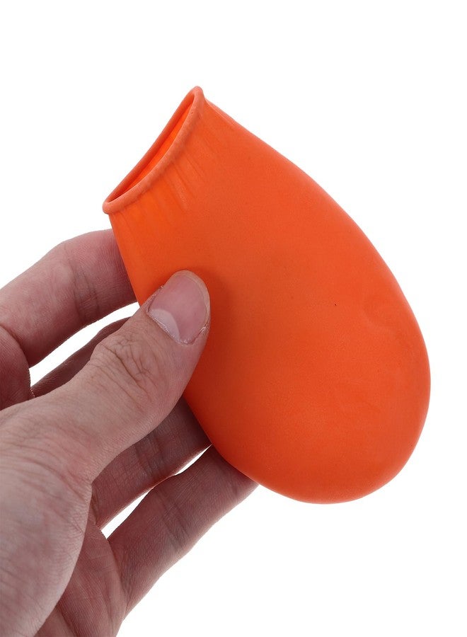UKCOCO 4Pcs Rubber Dog Rain Boots, Non-Slip Waterproof Pet Shoes for Small Dogs and Cats, Breathable Paw Protectors for Outdoor Walking in Rainy or Snowy Days (Orange, Size S) - Image 3