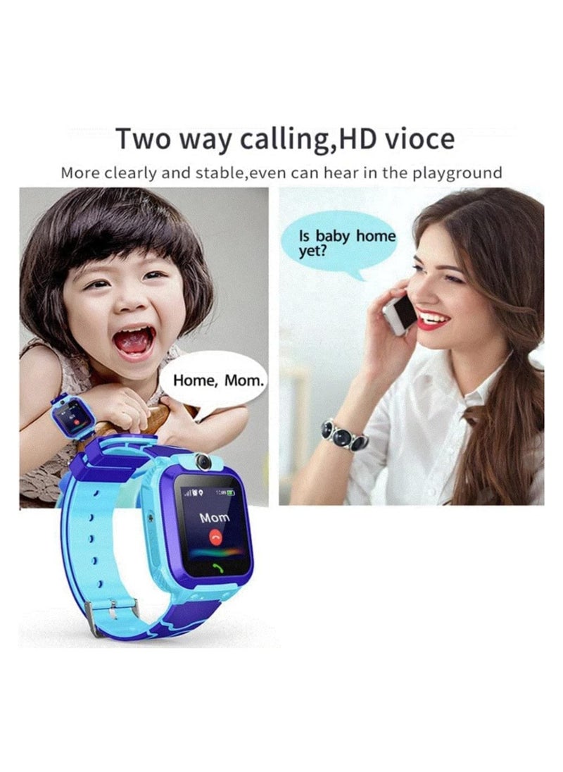 FARROBIZZ Q012 Smart Watch official - Q12 Smart Watch Kid Smartwatches Baby Watch with 1.44 Inches Waterproof Voice Chat Finder tracker and Anti Lost Monitor (Pink)  - Image 3
