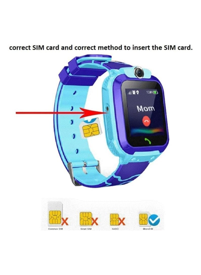 FARROBIZZ Q012 Smart Watch official - Q12 Smart Watch Kid Smartwatches Baby Watch with 1.44 Inches Waterproof Voice Chat Finder tracker and Anti Lost Monitor (Pink)  - Image 4