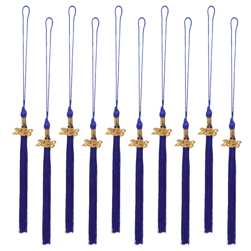 12Pcs Graduation Souvenir Tassels with 2026 Year Charm for Cap Decorations - Image 5