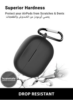 نيبمينينت غطاء علبة أنكر ساوندكور لايف نوت 3i من السيليكون - أسود - مصنوع من السيليكون الناعم، خفيف الوزن ودائم - تصميم أنيق، قصات دقيقة، سهولة في التركيب والإزالة  - Image 4