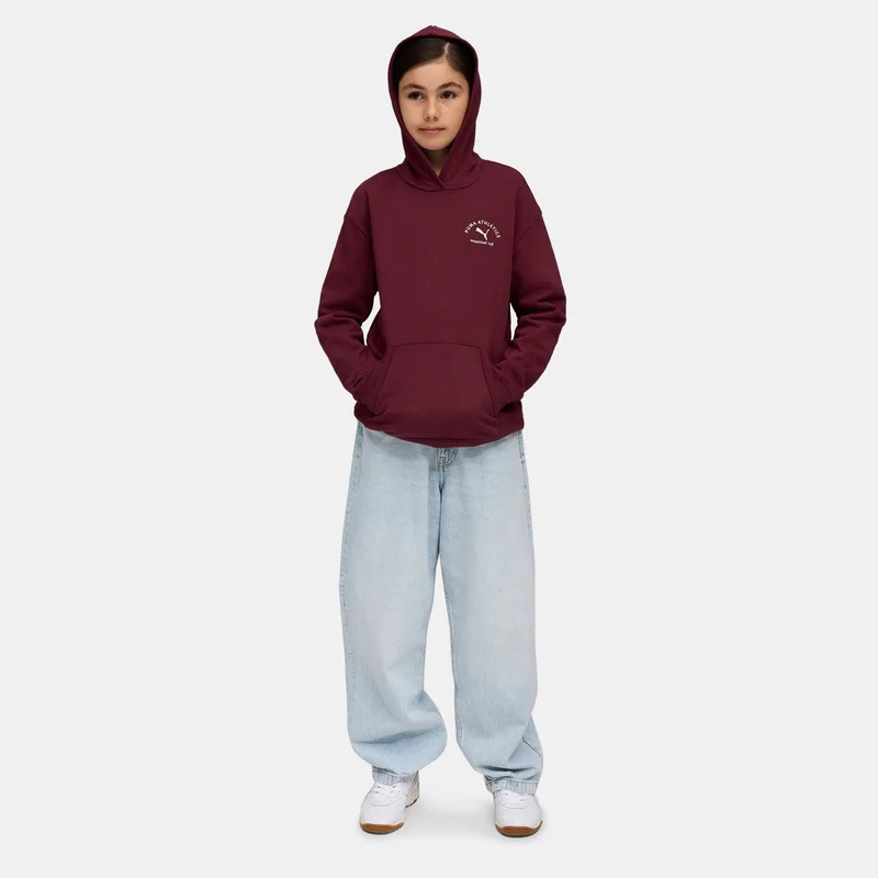 PUMA Red Kids' Class Hoodie for Women | Best Price UAE