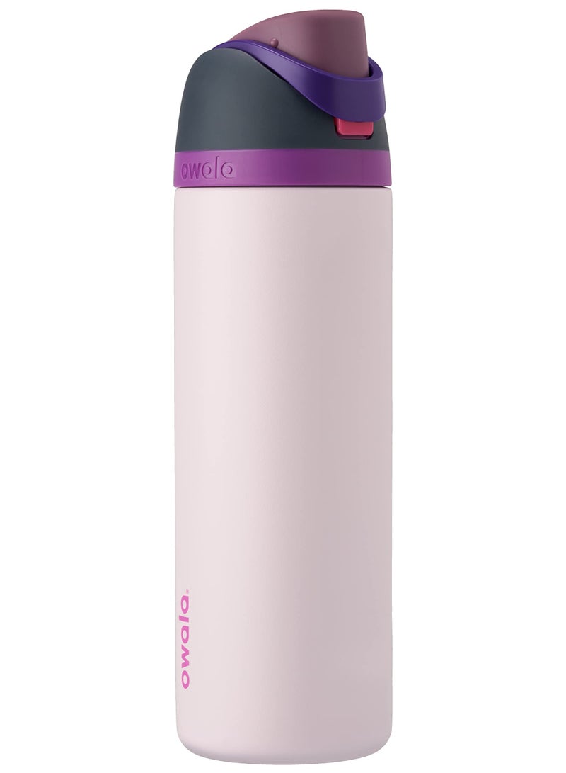Owala Owala FreeSip Insulated Stainless Steel Water Bottle with Straw for Sports, Travel, and School BPA-Free Sports Water Bottle, 40 oz, Dreamy Field  - Image 1
