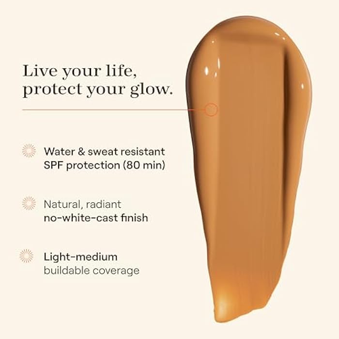 Live Tinted Hueguard Skin Tint SPF 50 - Tinted Mineral Sunscreen with Light-Medium Buildable Coverage With a Hydrating and Radiant Finish - Water and Sweat Resistant, 1.35 fl oz - Shade 07 - Image 3