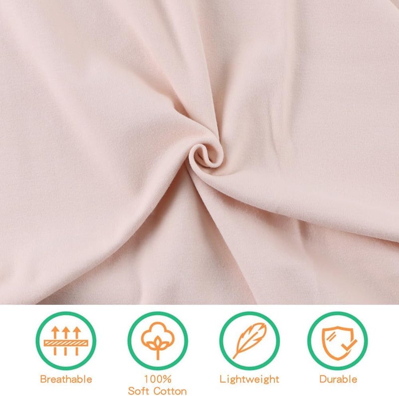 Pesaat Cotton Baby Swaddle Hat Set Newborn Infant Hats Receiving Blankets for Baby Boys Girls - Image 4