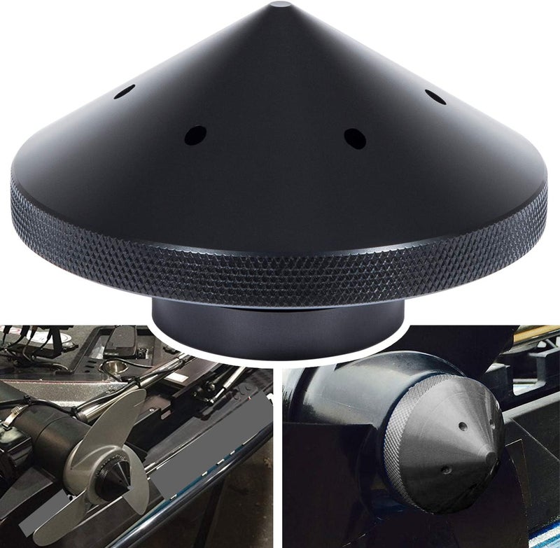 Camoo Eliminator Trolling Motor Prop Nut Custom Fit For MinnKota 80, 101 and 112 lb Models (Black) - Image 1