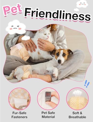 Dono Dog and Cat Diapers Female-60PCS, Disposable Female Dog Period Diaper for Heat with Wetness Indicator, Super Absorbent Doggie Puppy Diapers Female for XXS,Small Medium Large Dogs - Image 2