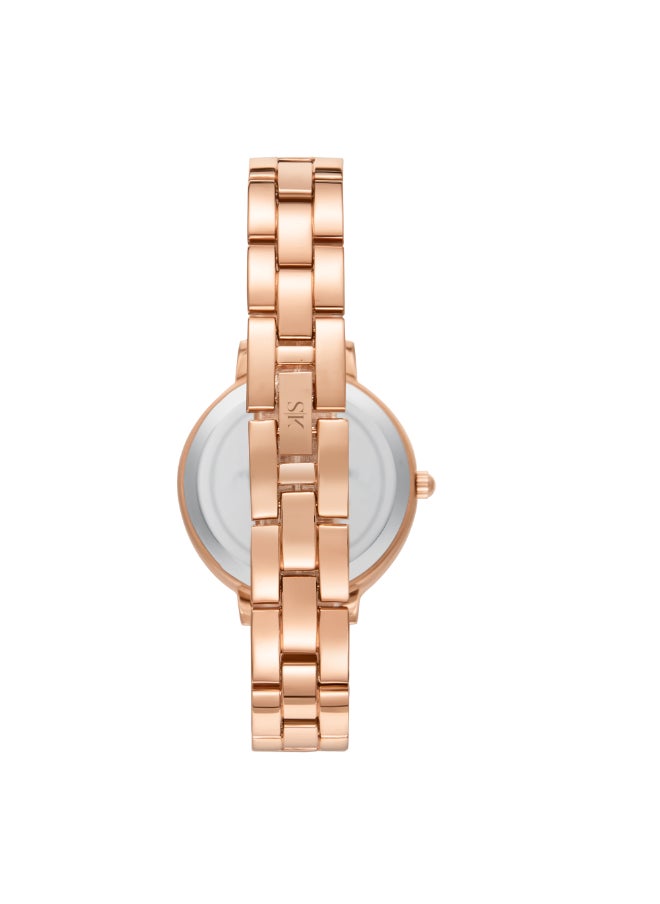 KENNETH SCOTT - Women's Analog Round Shape Alloy Wrist Watch K23501-RBBB - 32 Mm - Image 1