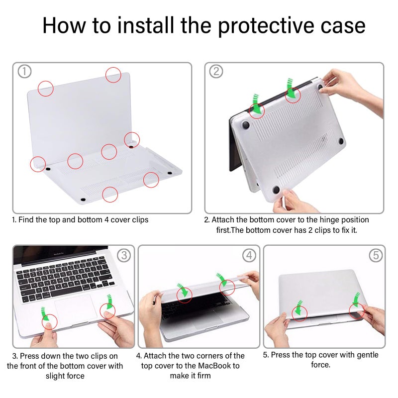 GABraden Compatible with MacBook pro 13 inch Case,2020 2019 2018 2017 2016(A2338 M1/A2159/A2251/A2289/A1989/A1706) with Touch ID and 2 Pack Keyboard Protectors,Laptop Hard Shellï¼ˆGrey Leopard Cheetahï¼‰ - Image 2