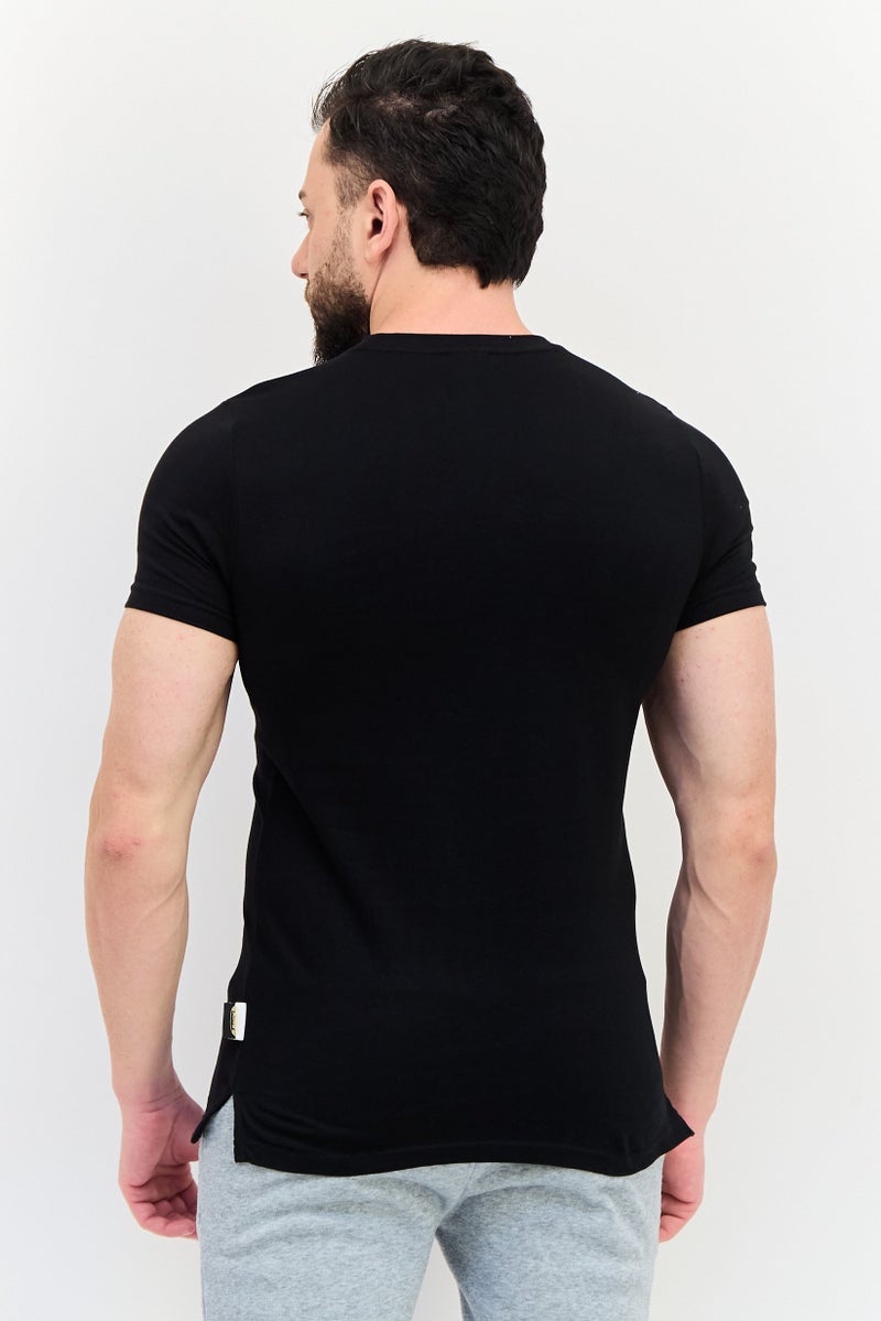 PUMA Men Sportswear Fit Short Sleeves Outdoor T-Shirt, Black - Image 3