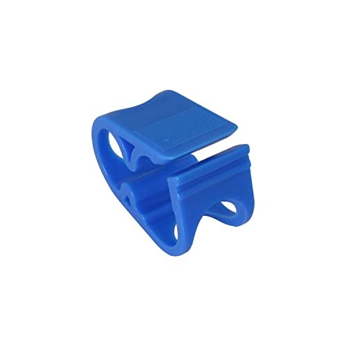 DGBRSM 4pcs 1/4"-1/2" Tube OD Shut Off Hose Clamp Adjustable Tube Clamp Water Flow Control Tube Clip, Blue - Image 4