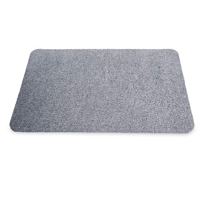 BATH MAT NON SLIP ANTI MOULD BATHROOM MATS FOR INSIDE THE BATH OR SHOWER QUICK DRY SOFT BATHMAT LETS WATER PASS THROUGH DIRT RESISTANT NO STAINING OR DISCOLOURING HYDRO WONDER GREY