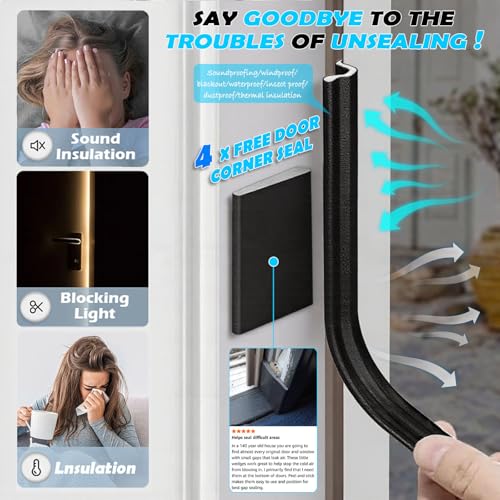 Bantie شريط عزل الأبواب Bantie 40 قدم لحماية الطقس وعزل الصوت - Image 2