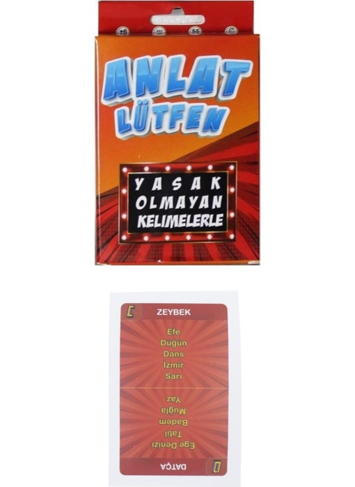 Tell Me Mini Taboo Intelligence Card Game