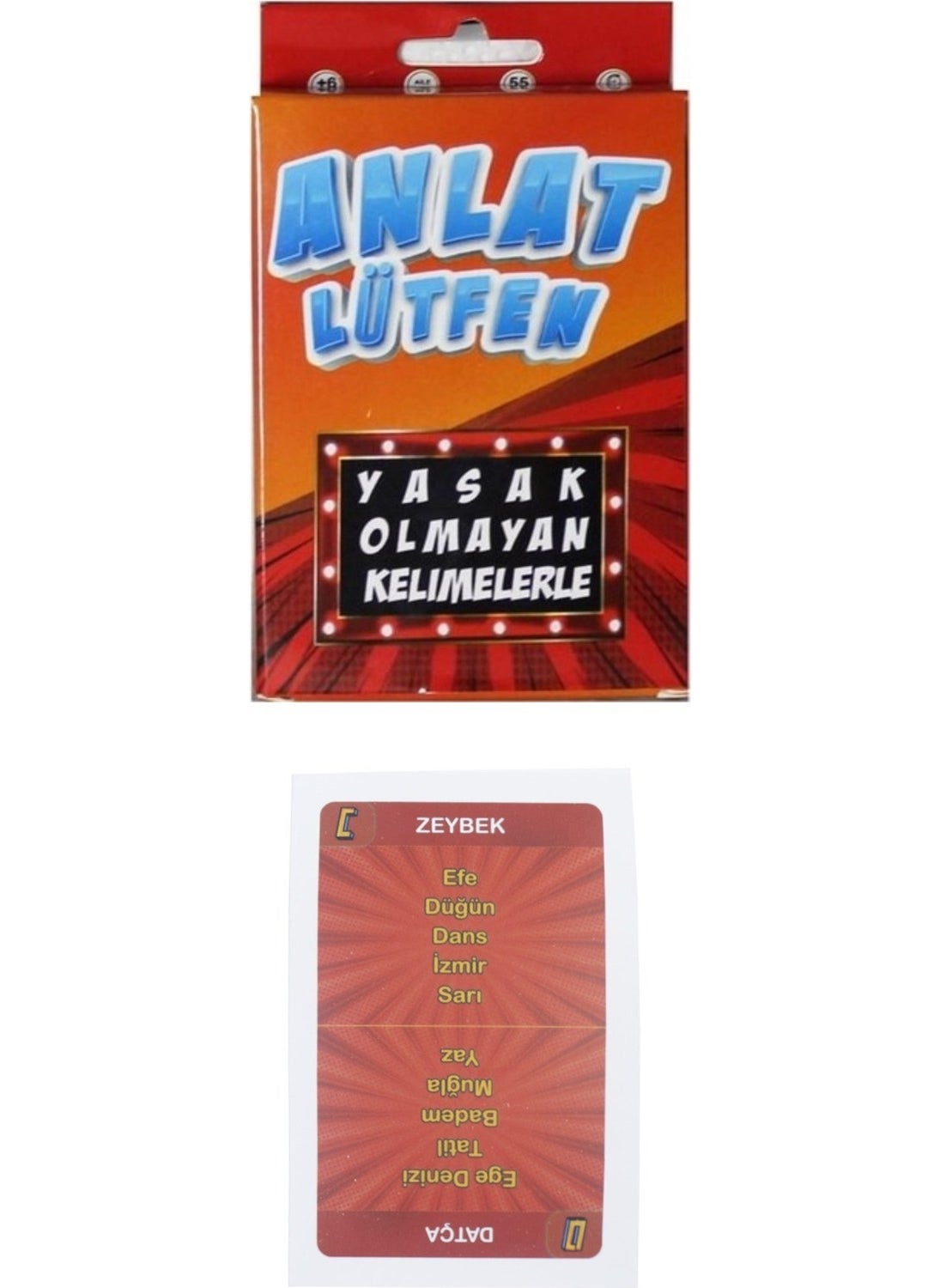 RoseRoi - Tell Me Mini Taboo Intelligence Card Game - Image 1