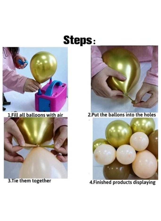 AtrauX Happy Birthday Letter Foil Balloon Pack of 37- Metallic Balloons happy birthday balloon/ birthday/party  - Image 3