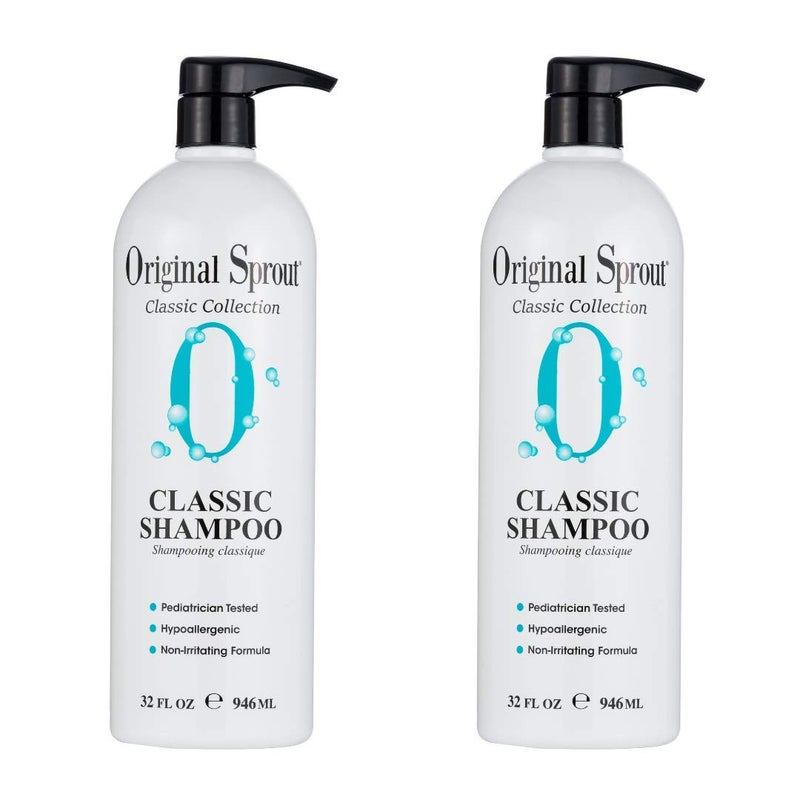 Original Sprout Original Sprout Natural Shampoo Organic Sulfate Free Shampoo for All Natural Hair Care 32 Ounces 2 Pack Packaging May Vary