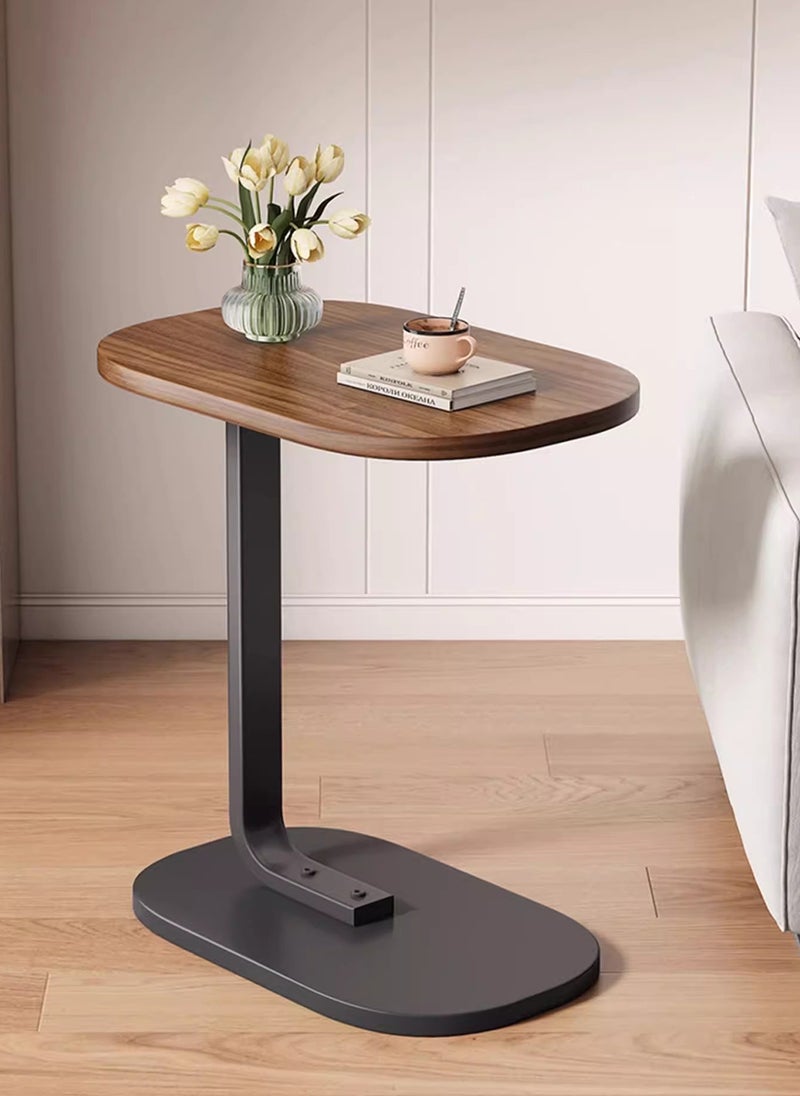 Sharpdo Minimalist Style Sofa Side Table Movable Coffee Table for Serving Guests Side Table for Living Room Balcony Bedroom 28*45*60 cm - Image 2