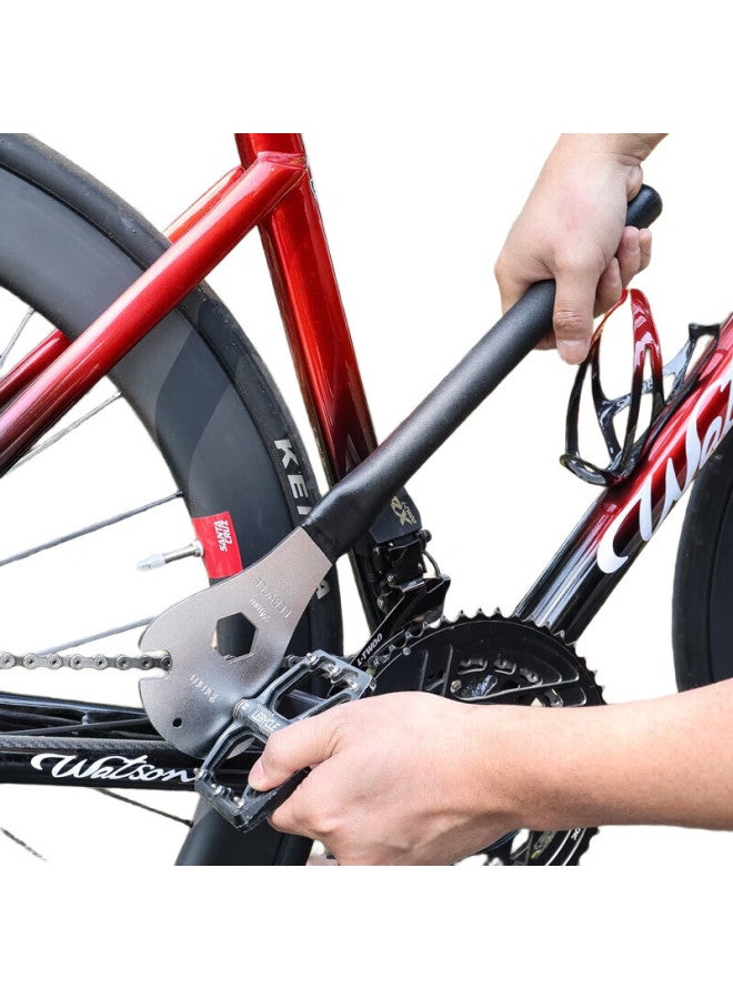 LeBycle Mountain And Road Bicycle Pedal Wrench, Extended Tool, For Disassembly, Assembly, Maintenance And Repair, Foot Pedal, 437Mm - Image 3