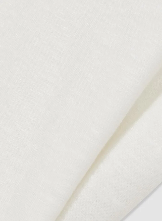 REISS Sleeveless Linen Tee