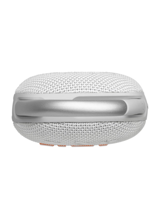 جي بي إل JBL Clip 5 Ultra-Portable Waterproof Bluetooth Speaker with Integrated Carabiner, Auracast™ & 15-Hour Playtime,White JBLCLIP5WHTAM white - Image 4