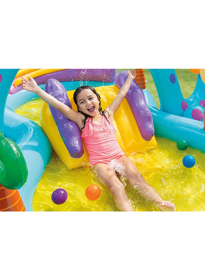 INTEX Unique Design Dinosaur Water Slide Play Center Inflatable Swimming Pool 333x229x112cm - Image 4