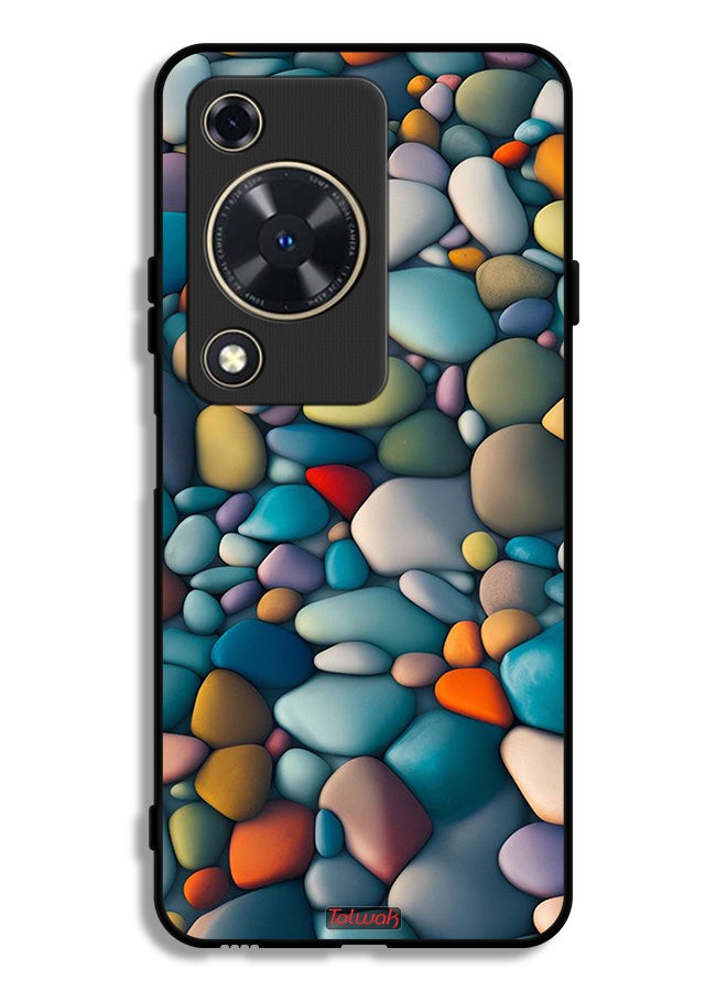 Tolwak Huawei Nova Y63 Protective Case Cover Stones Abstract Pattern