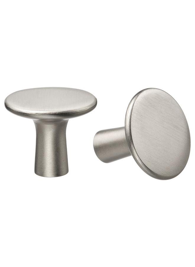 Beauenty Knob, stainless steel colour, 30 mm  - Image 1