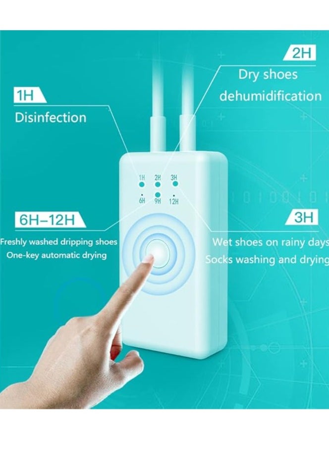 General Shoe Dryer Adult-Foot Shaped Portable Foot Dryer with Timer, Shoe Dryer Heater Smart Constant Temperature Winter Household Essentials  - Image 4