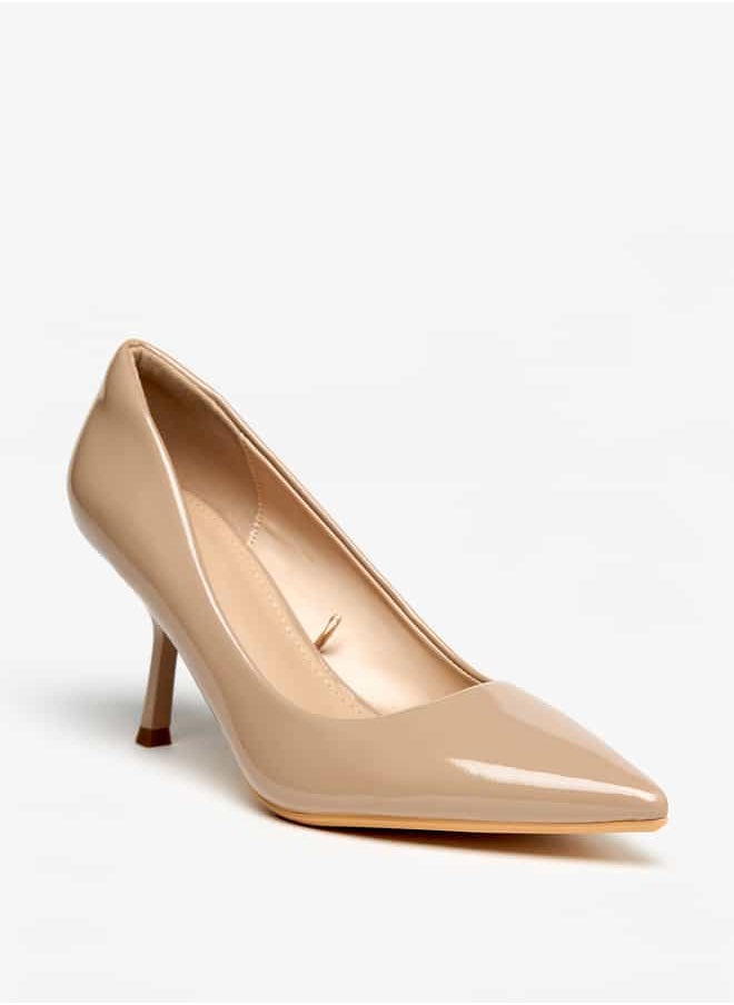 Flora Bella By Shoexpress - Women Solid Slip-On Pointed Toe Pumps with Stiletto Heels - Image 1