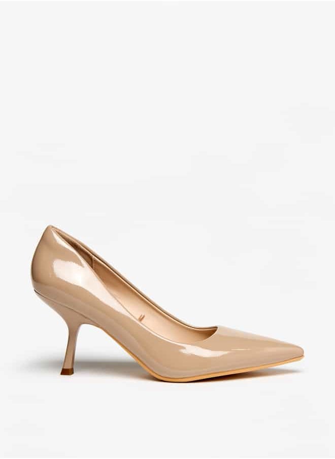 Flora Bella By Shoexpress - Women Solid Slip-On Pointed Toe Pumps with Stiletto Heels - Image 1